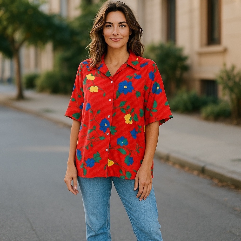 Lighthouse Point Vintage Blouse